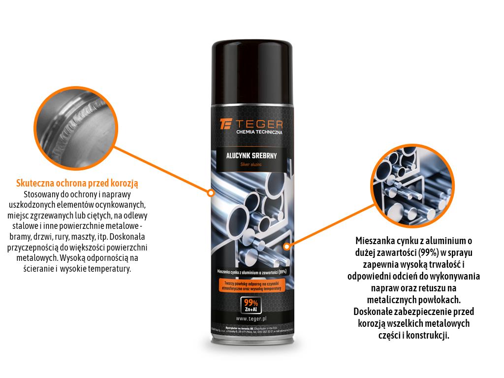Alucynk srebrny 500 ml / TEGER