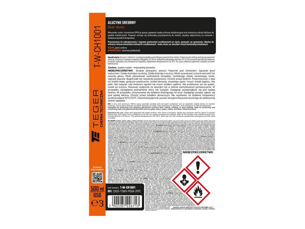 Alucynk srebrny 500 ml / TEGER