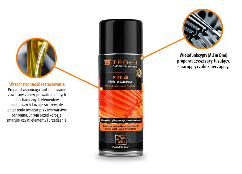 Preparat wielofunkcyjny MULTI-40 400ml / TEGER