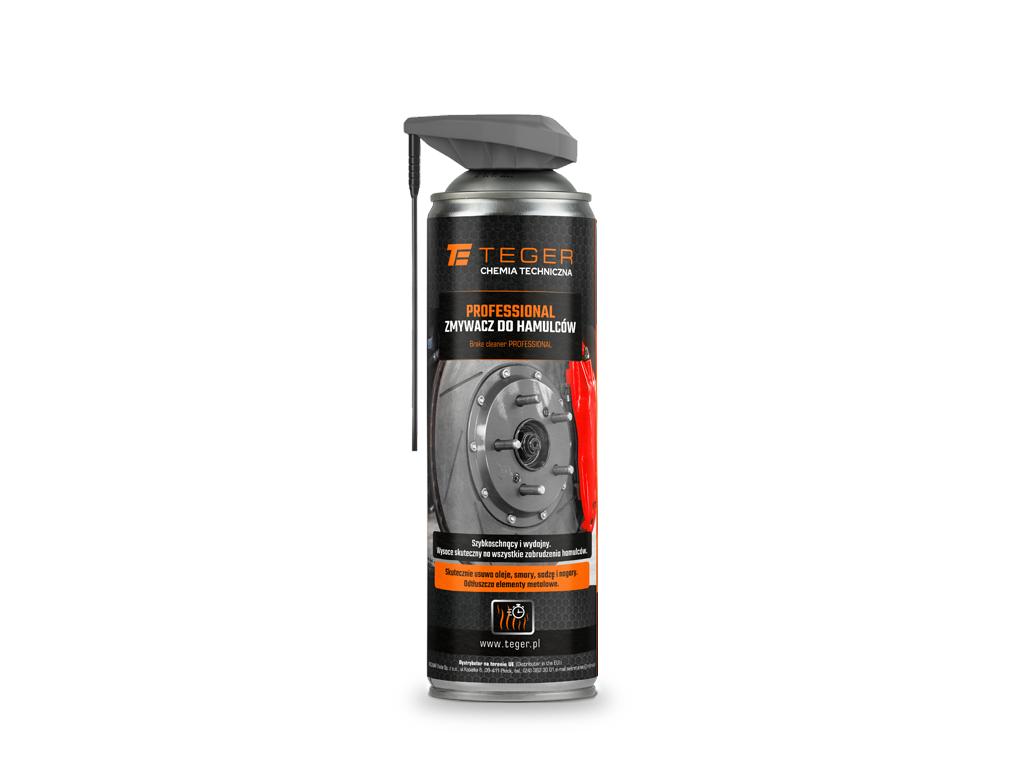 Zmywacz do hamulców PROFESSIONAL z aplikatorem EVO, 500ml, Teger