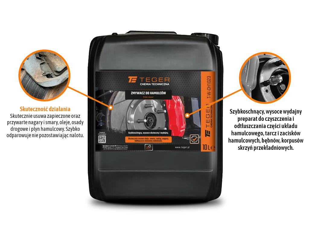 Zmywacz do hamulców 10l / TEGER