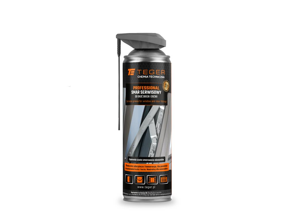 Smar serwisowy do okuć okien i drzwi PROFESSIONAL z aplikatorem EVO, 500ml, Teger