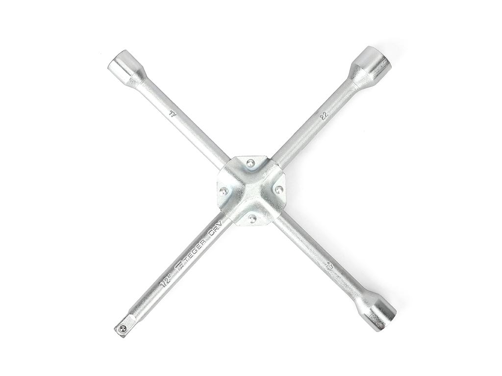 Klucz do kół krzyżakowy, 1/2" (17/19/22mm), Teger