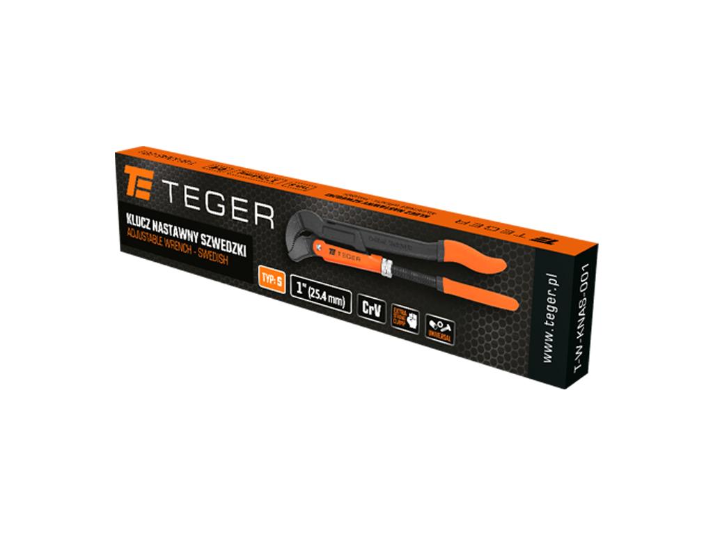 Klucz nastawny, szwedzki Typ "S" 1", Teger