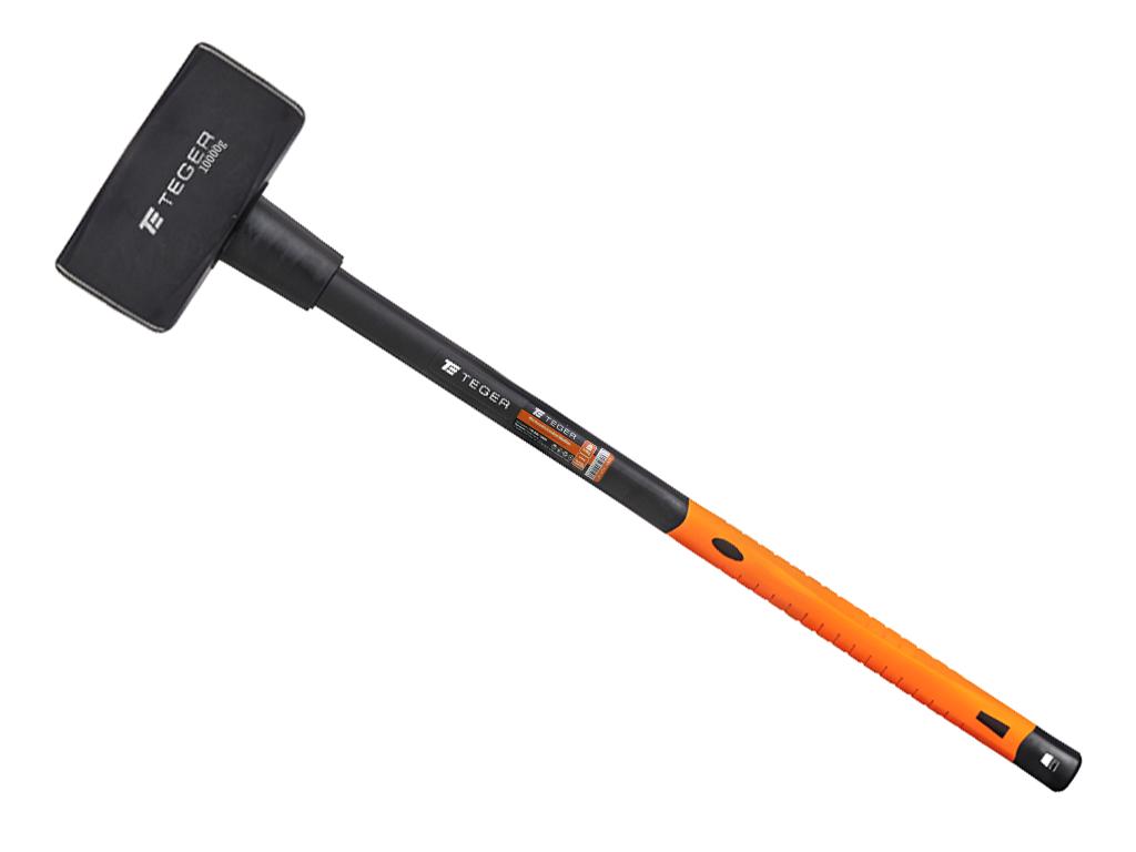 Młotek, młot kamieniarski, wyburzeniowy, dwukierunkowy z trzonkiem fiberglass, 10000 g, Teger