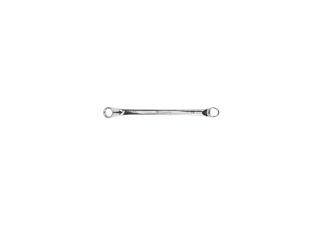 Klucz oczkowy odgięty 12x13mm / TEGER