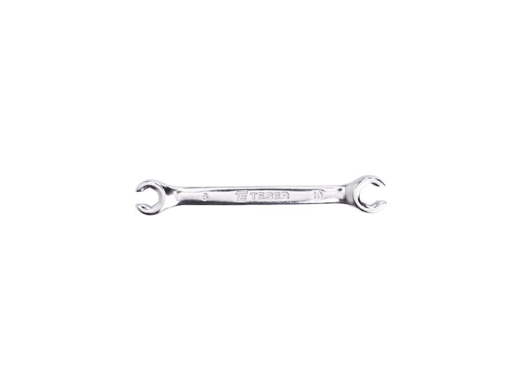 Klucz oczkowy otwarty, 8x10mm, Teger