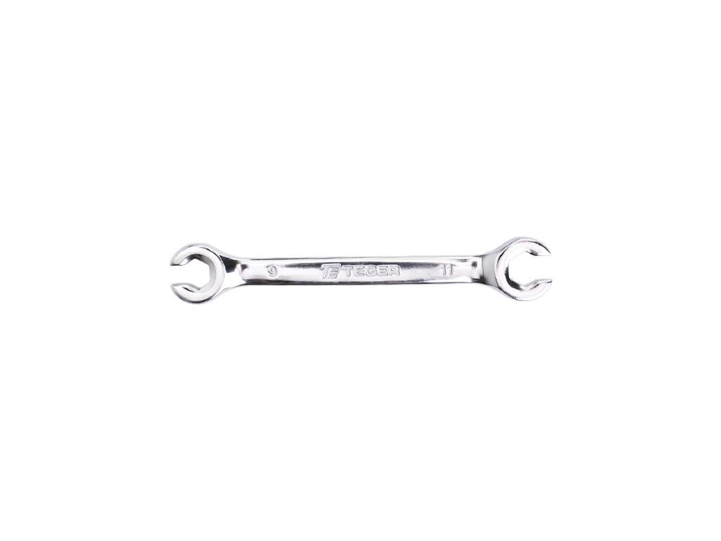 Klucz oczkowy otwarty, 9x11mm, Teger