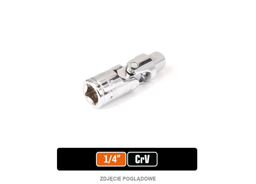 Przegub uniwersalny do nasadek 1/4", CR-V, Teger