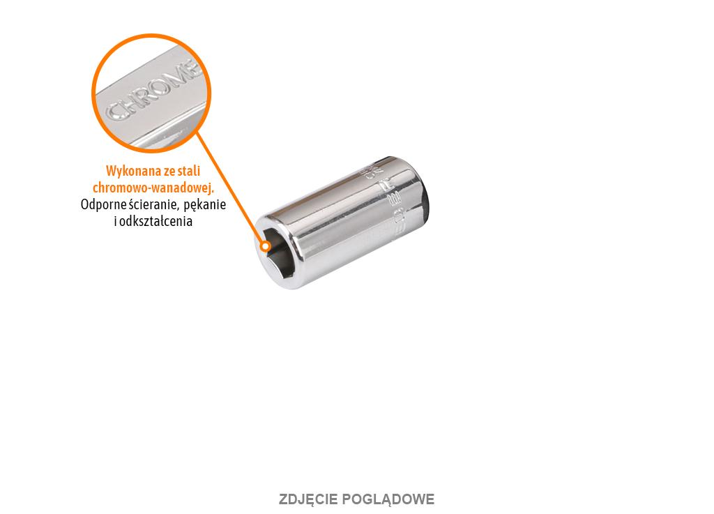 Adapter do bitów 1/4", CR-V, Teger