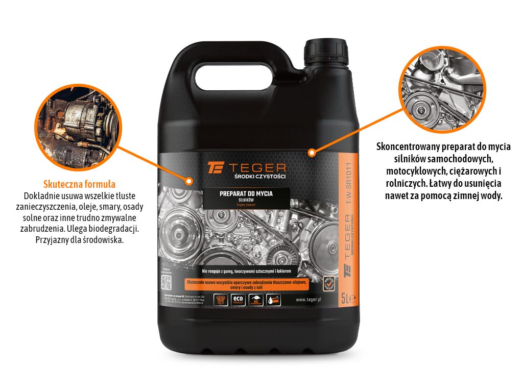 Preparat do mycia silników 5l / (Płyn) TEGER