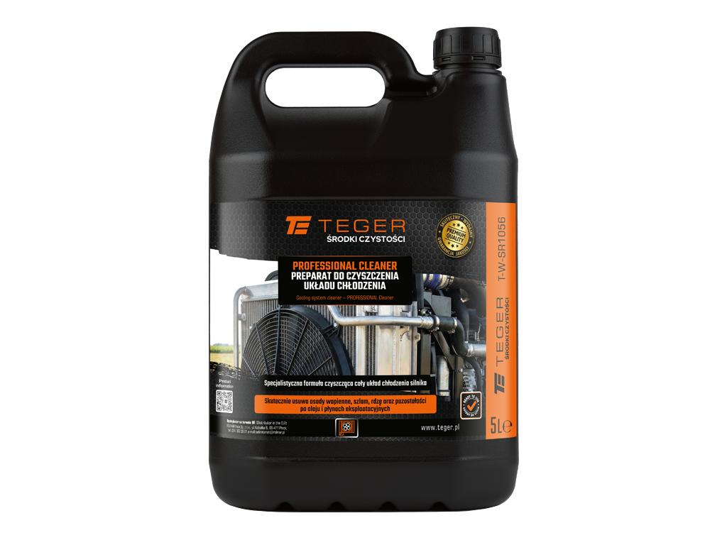 Preparat do czyszczenia układu chłodzenia - PROFESSIONAL Cleaner, 5l, Teger