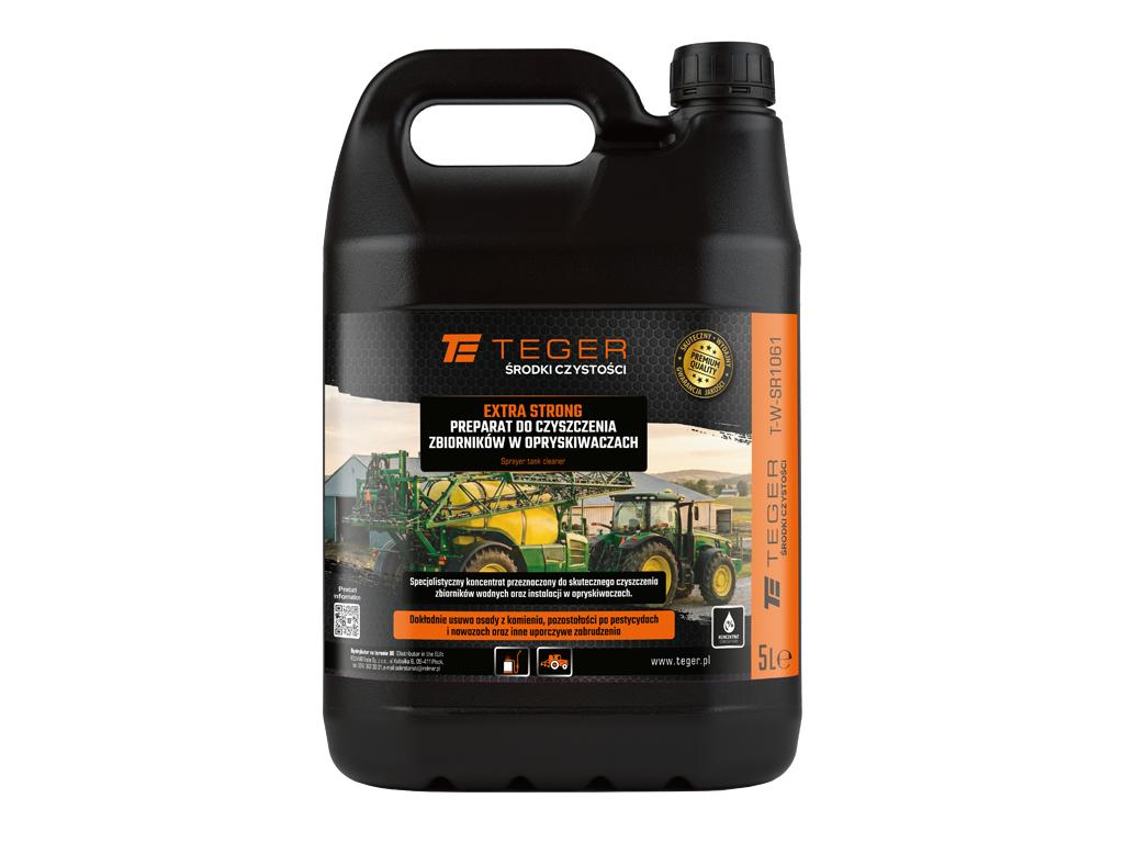 Preparat do czyszczenia zbiorników w opryskiwaczach - EXTRA STRONG, 5l - koncentrat, Teger