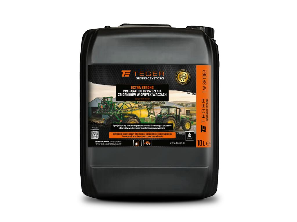 Preparat do czyszczenia zbiorników w opryskiwaczach - EXTRA STRONG, 10l - koncentrat, Teger