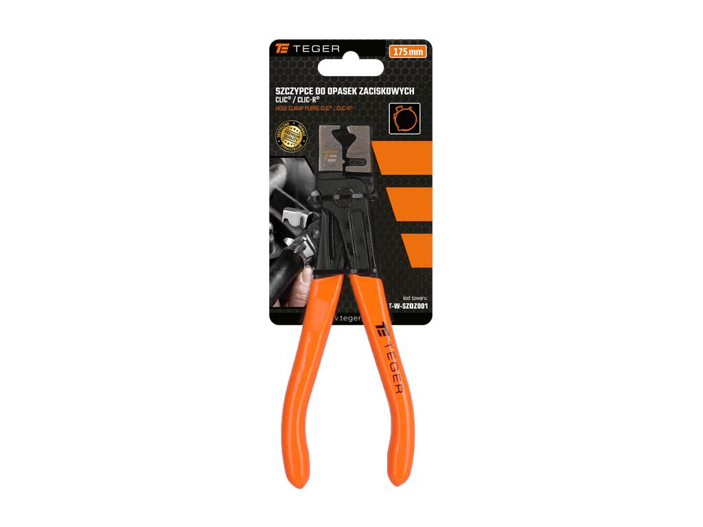Szczypce do opasek zaciskowych, CLIC, CLIC-R 175 mm, Teger