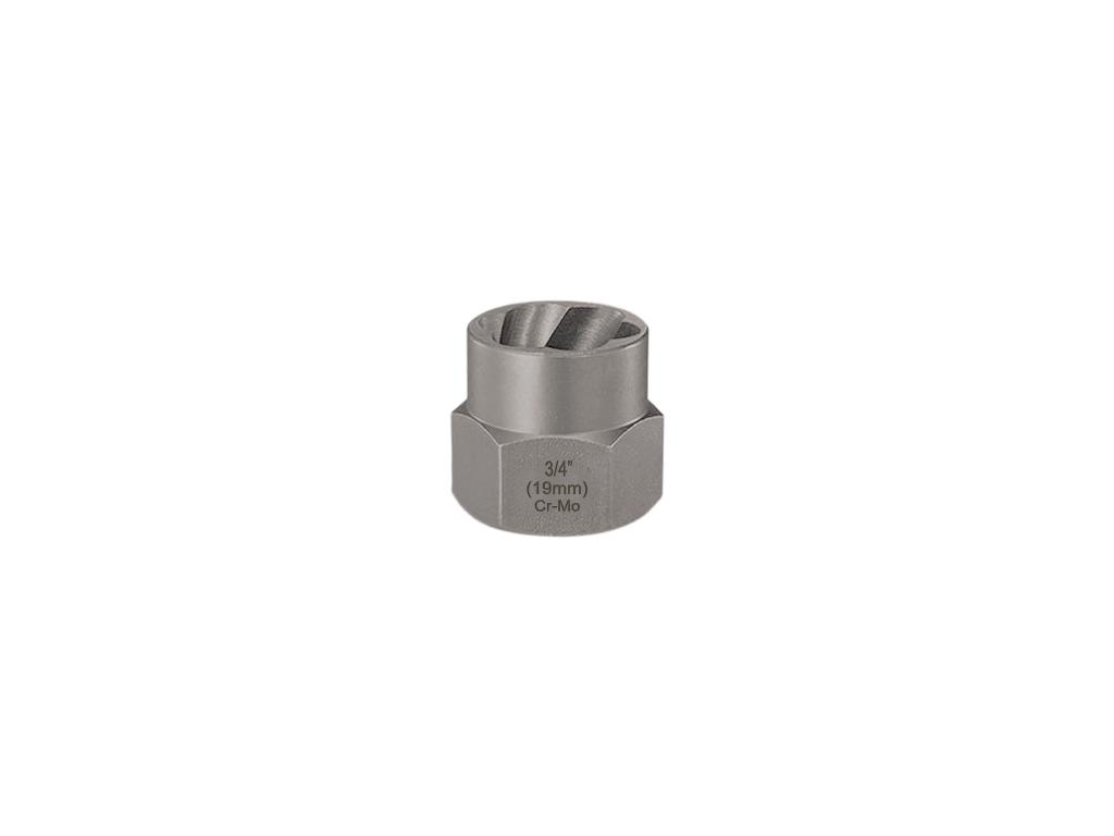 Nasadka do odkręcania uszkodzonych śrub i nakrętek, 3/4"  (19mm) - kute/ stal Cr-Mo, Teger