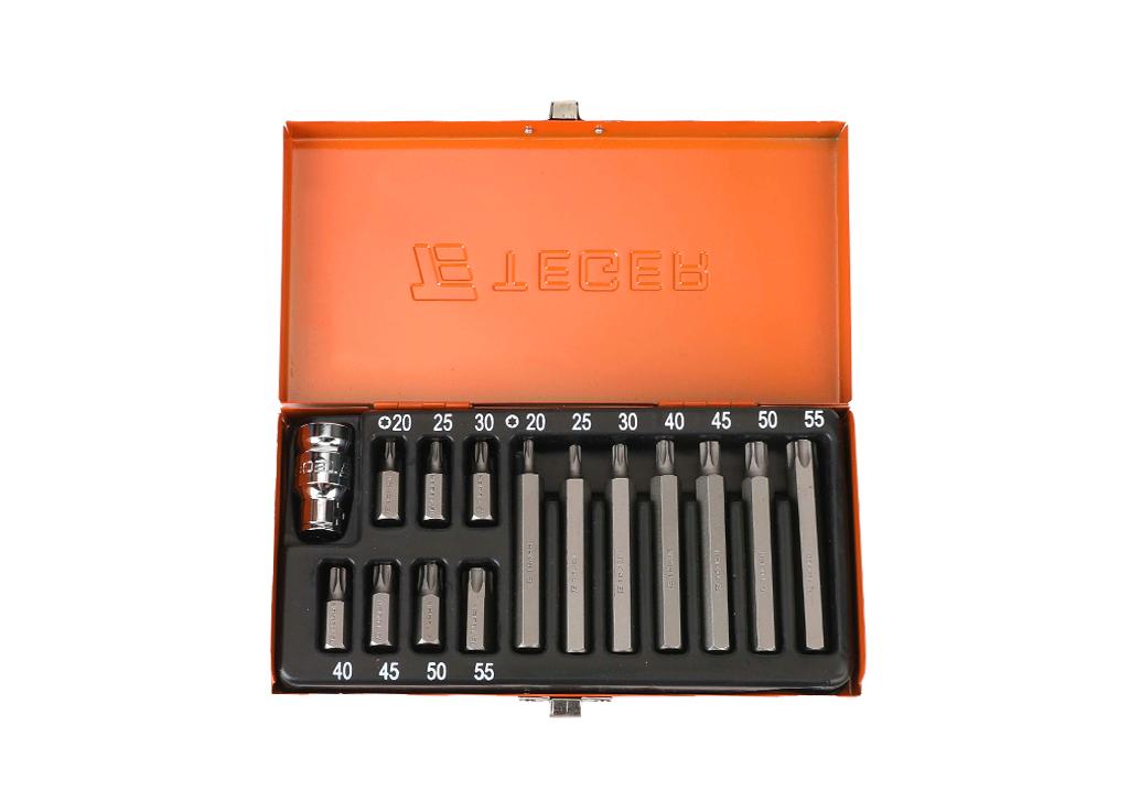 Zestaw bitów TORX (15 el.) / TEGER