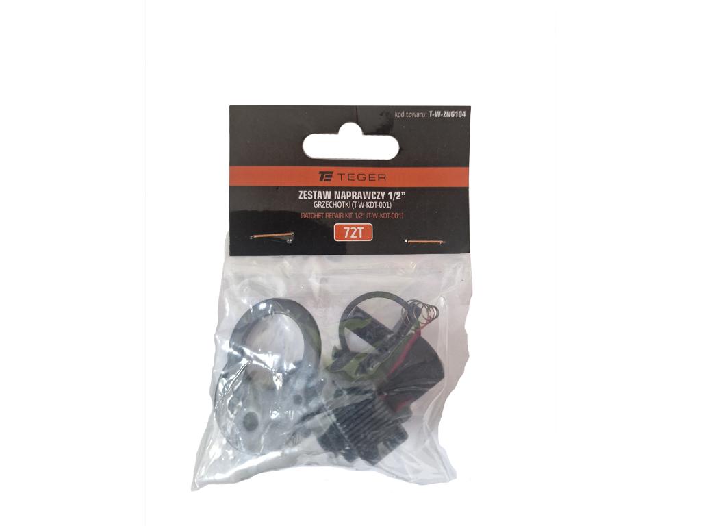 Zestaw naprawczy grzechotki, 1/2" 72T (T-W-KDT001), Teger