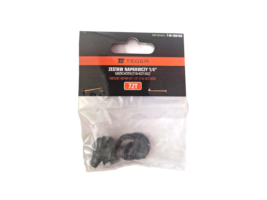 Zestaw naprawczy grzechotki, 1/4" 72T (T-W-KDT002), Teger