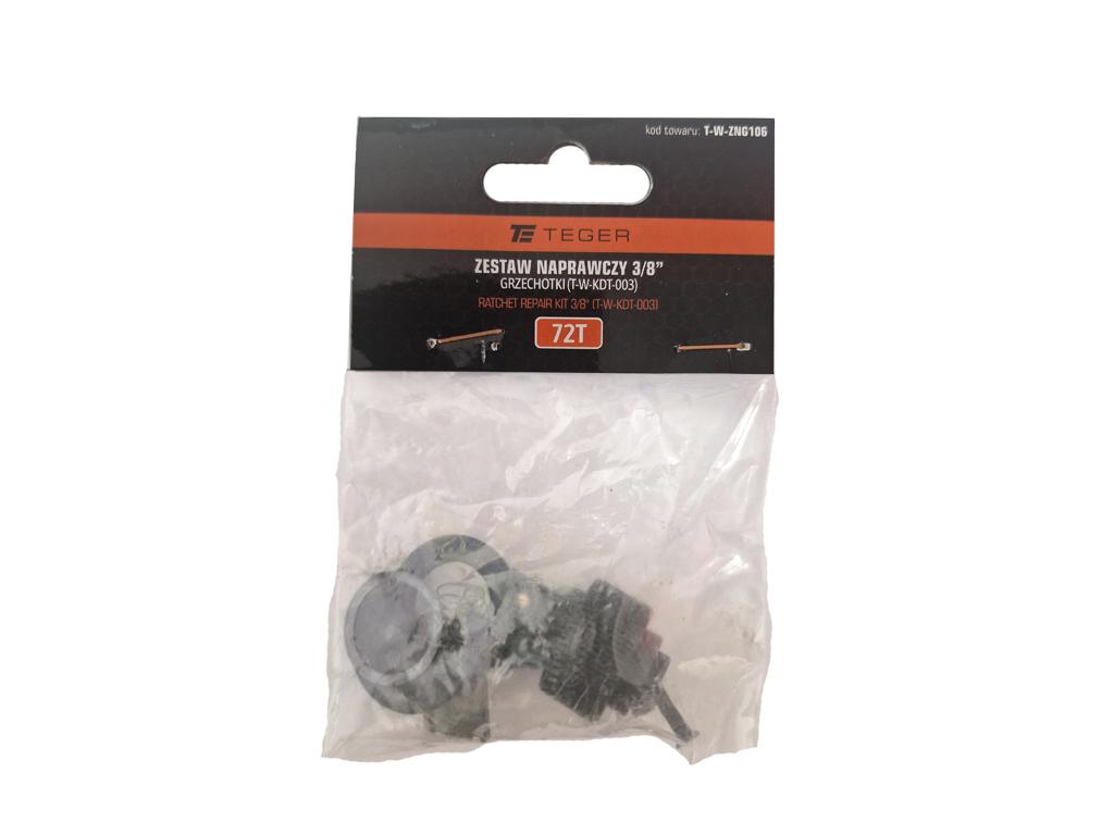 Zestaw naprawczy grzechotki, 3/8" 72T (T-W-KDT003), Teger