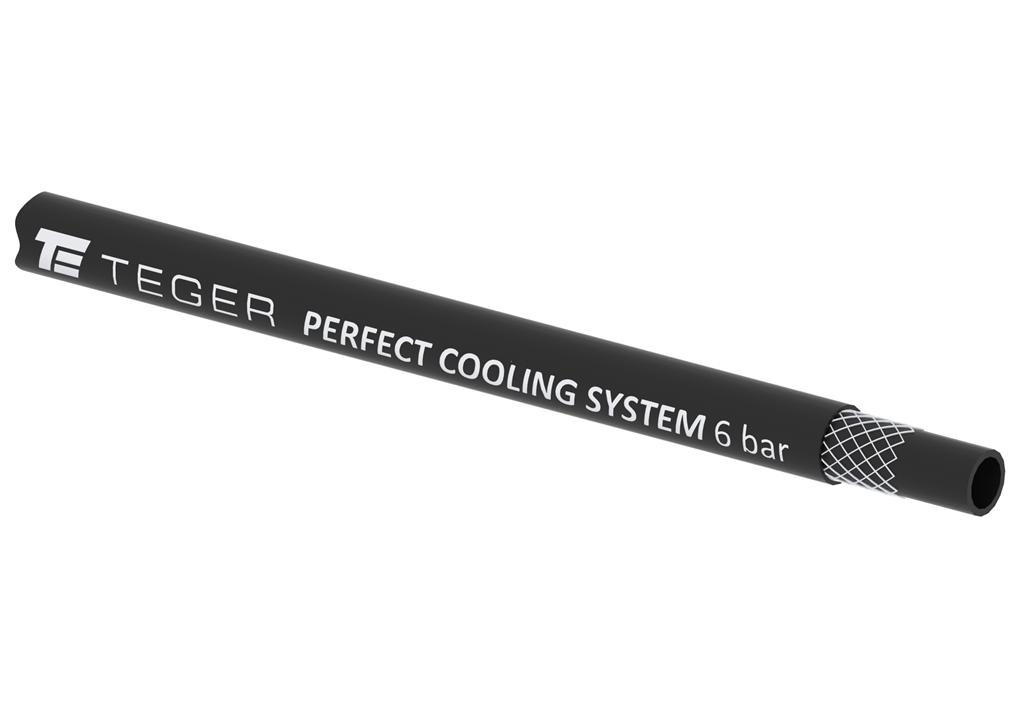 Wąż do układu chłodzenia i gorącej wody PERFECT COOLING SYSTEM EPDM DN08 - 6 bar / 0.6 Mpa 120°C TEGER (sprzedawane po 20m)