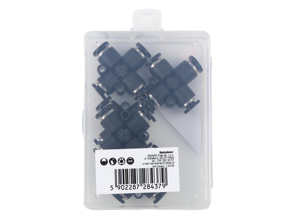 Czwórnik wtykowy tekalan 4mm TEGER, (sprzedawane po 5)