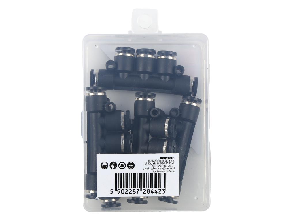 Rozdzielacz wtykowy tekalan wielosegmentowy 5x 4mm TEGER, (sprzedawane po 5)