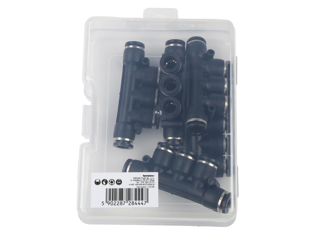 Rozdzielacz wtykowy tekalan wielosegmentowy 5x 8mm TEGER, (sprzedawane po 5)