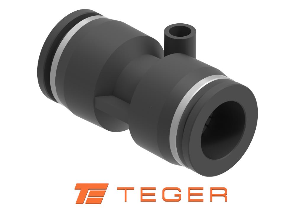 Złączka prosta wtykowa tekalan 10mm TEGER, (sprzedawane po 10)
