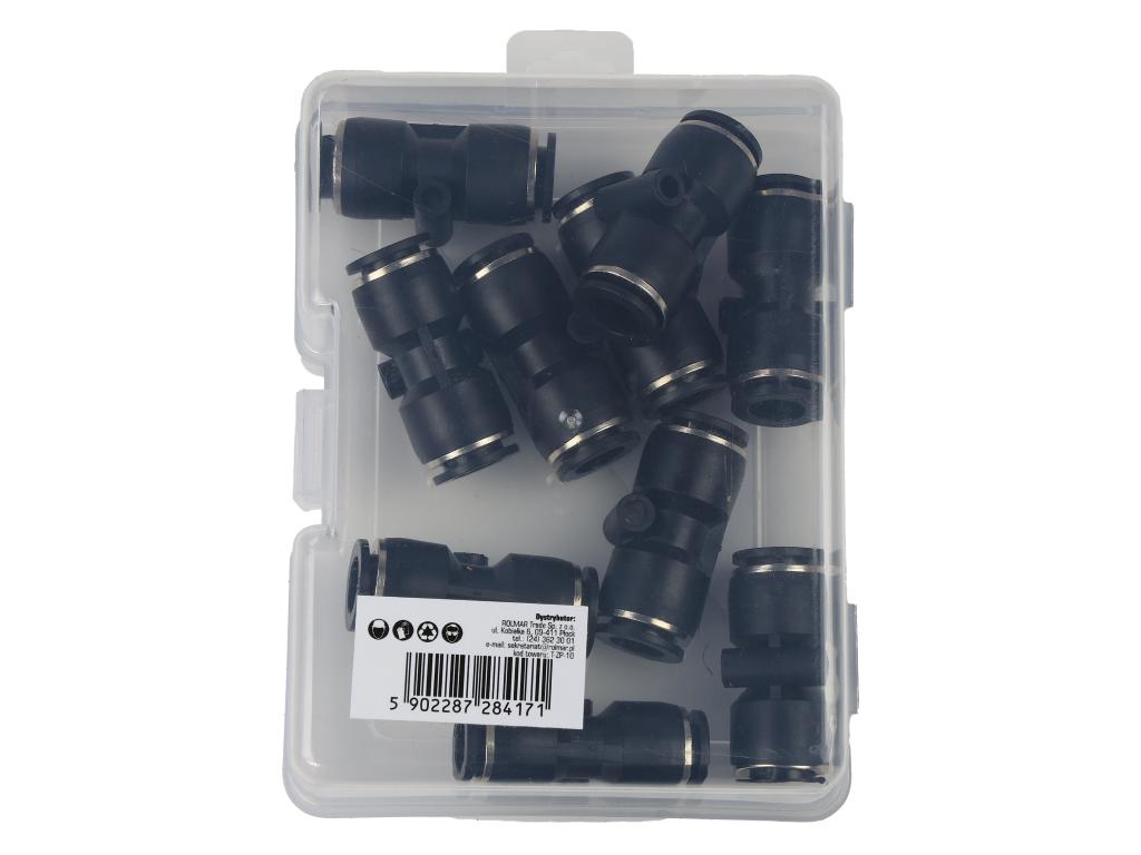 Złączka prosta wtykowa tekalan 10mm TEGER, (sprzedawane po 10)