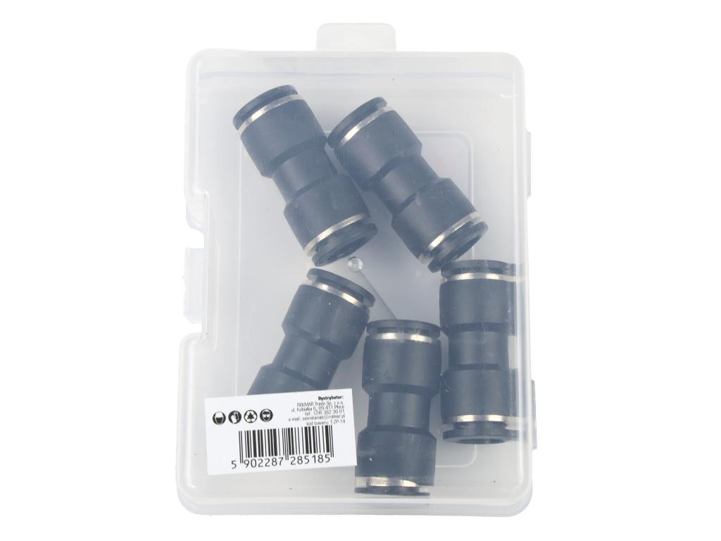 Złączka prosta wtykowa tekalan 14mm TEGER, (sprzedawane po 5)