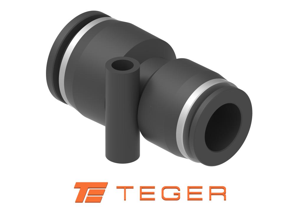 Złączka prosta redukcyjna wtykowa tekalan 6mm x 4mm TEGER, (sprzedawane po 10)