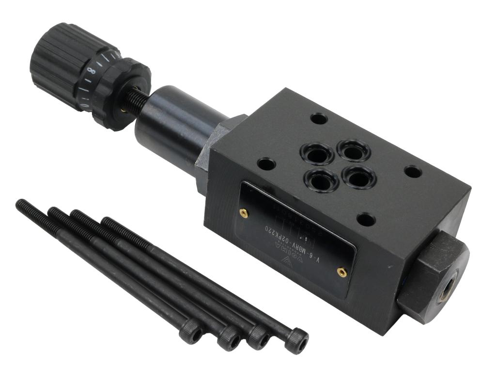 Zawór redukcyjny płytowy CETOP 3 NG6 (linia P  - nastawa 35-140 bar) VOIMA