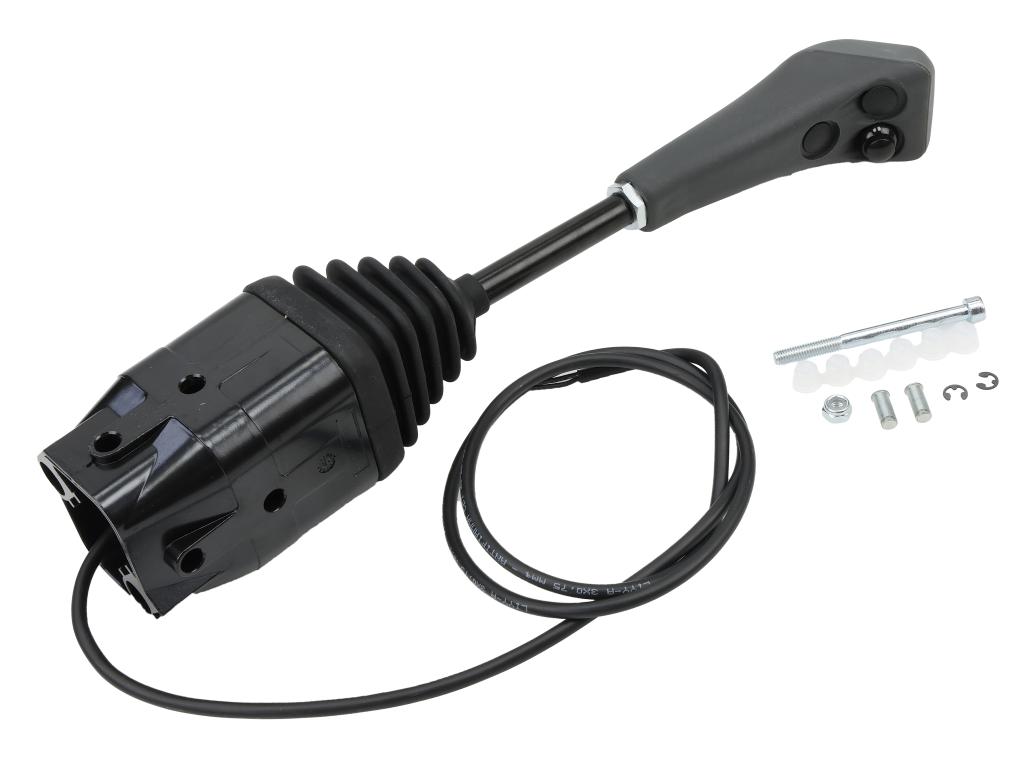 Joystick pod linki zakończone widełkami z 1 przełącznikiem (z przyciskiem na widełki IP-6029 JOYSTIKW) VOIMA