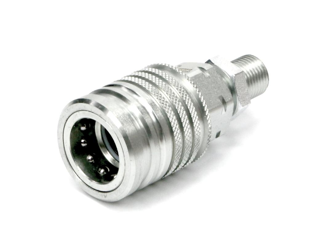 Szybkozłącze hydrauliczne gniazdo EURO M18x1.5 GZ Push-pull long (9100818GL) VOIMA (opakowanie 50szt)