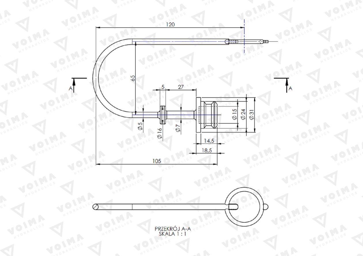 Pokrywa (zatyczka. osłona przeciwpyłowa) do GNIAZDA szybkozłącza EURO - kolor czerwony VOIMA ( sprzedawane po 10 )