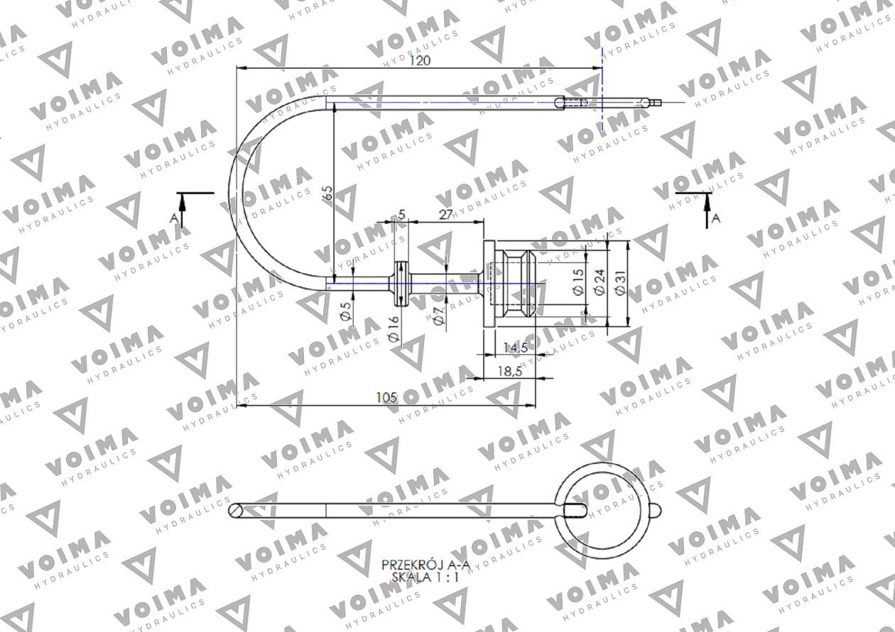 Pokrywa (zatyczka. osłona przeciwpyłowa) do GNIAZDA szybkozłącza EURO - kolor czerwony VOIMA ( sprzedawane po 10 )