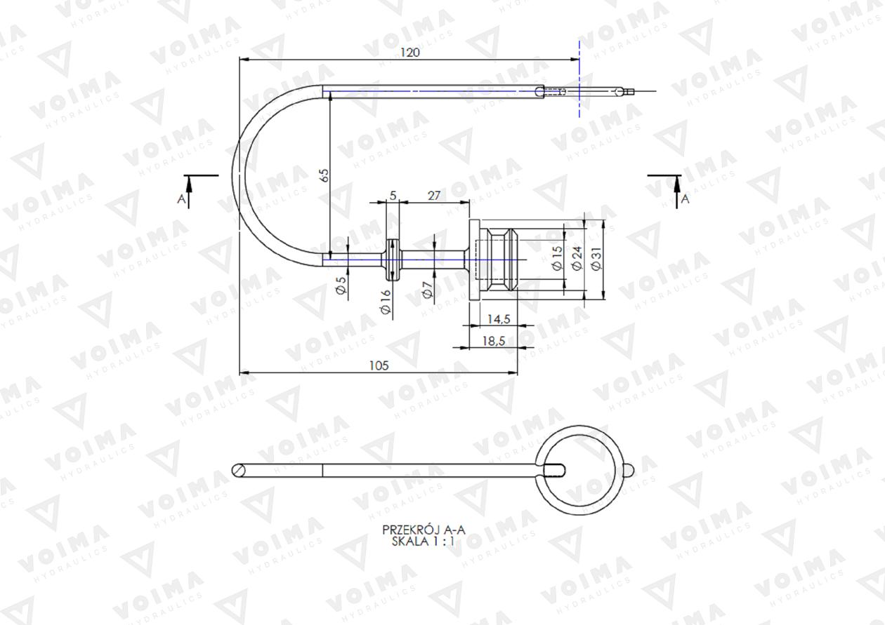 Pokrywa (zatyczka. osłona przeciwpyłowa) do GNIAZDA szybkozłącza EURO - kolor zielony VOIMA ( sprzedawane po 10 )