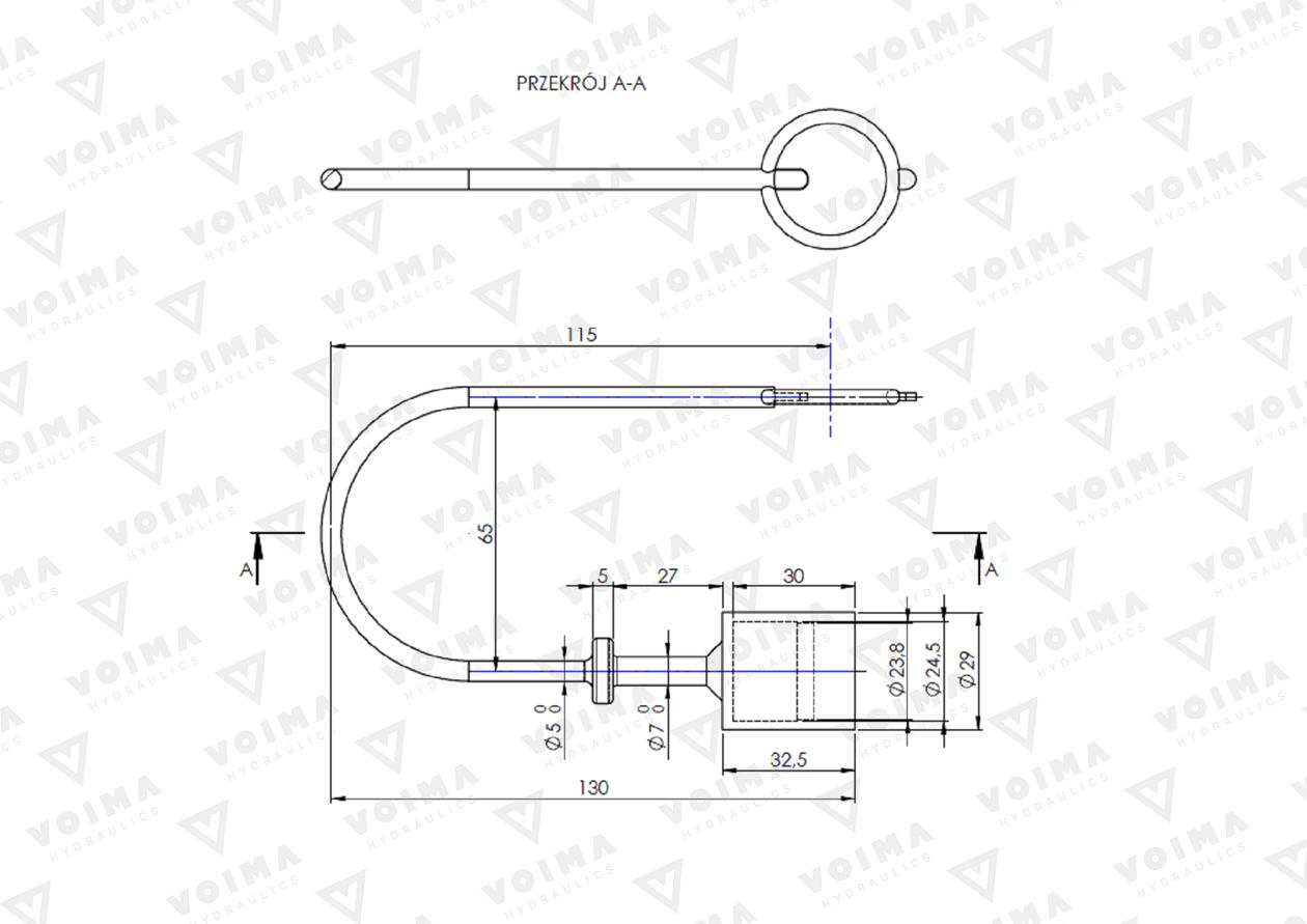 Pokrywa (zatyczka. osłona przeciwpyłowa) do WTYCZKI szybkozłącza EURO - kolor czarny VOIMA ( sprzedawane po 10 )