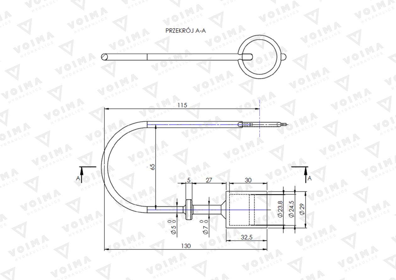 Pokrywa (zatyczka. osłona przeciwpyłowa) do WTYCZKI szybkozłącza EURO - kolor zielony VOIMA ( sprzedawane po 10 )