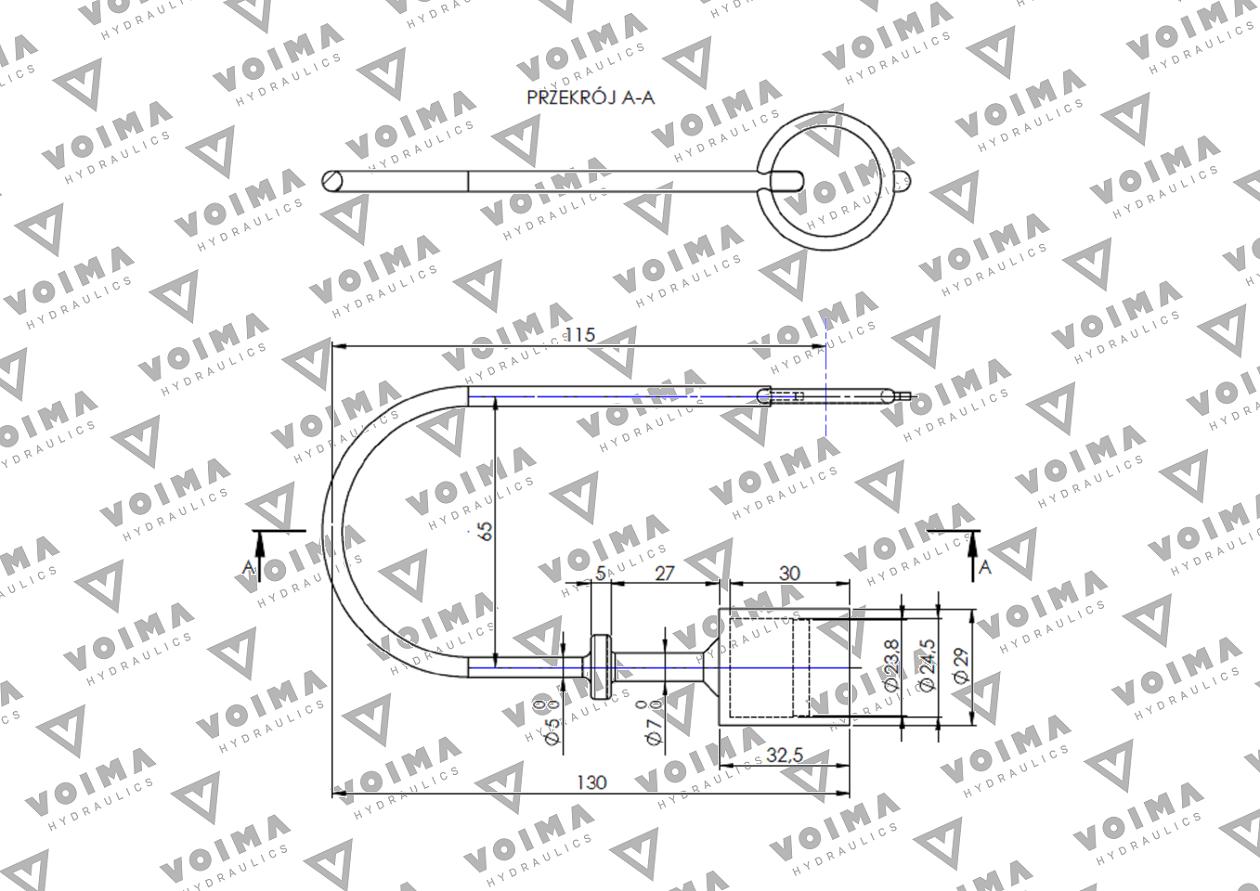 Pokrywa (zatyczka. osłona przeciwpyłowa) do WTYCZKI szybkozłącza EURO - kolor zielony VOIMA ( sprzedawane po 10 )