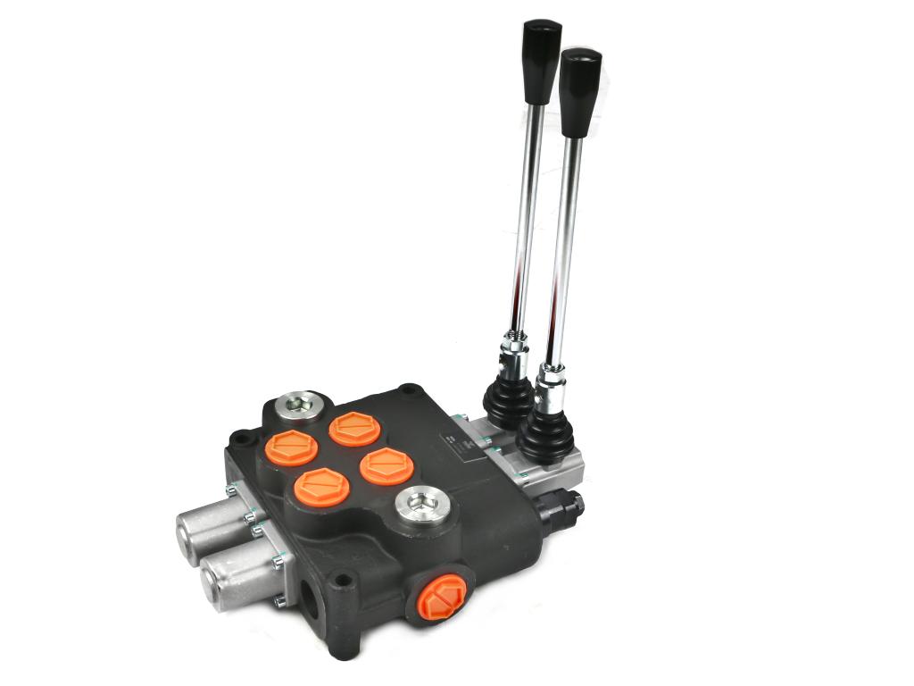 Rozdzielacz hydrauliczny 2-sekcyjny 120L VOIMA