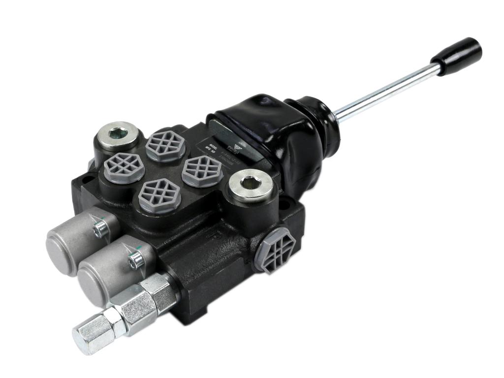 Rozdzielacz hydrauliczny 2-sekcyjny 40L z joystickiem  VOIMA