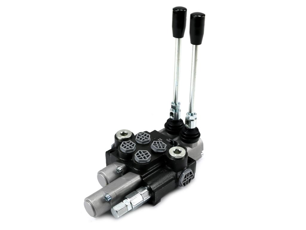 Rozdzielacz hydrauliczny 2-sekcyjny 40L (1-sekcja pływająca)  VOIMA