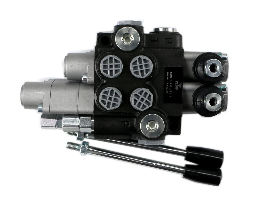 Rozdzielacz hydrauliczny 2-sekcyjny 40L (1-sekcja pływająca)  VOIMA