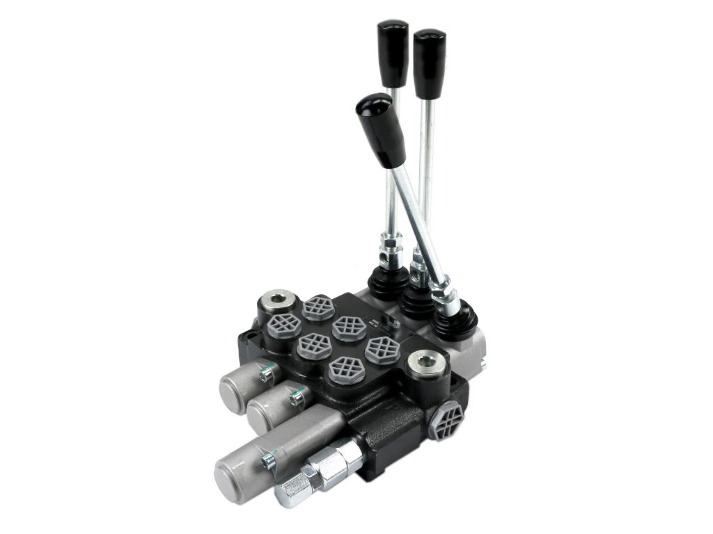 Rozdzielacz hydrauliczny 3-sekcyjny 40L (1-sekcja pływająca) VOIMA