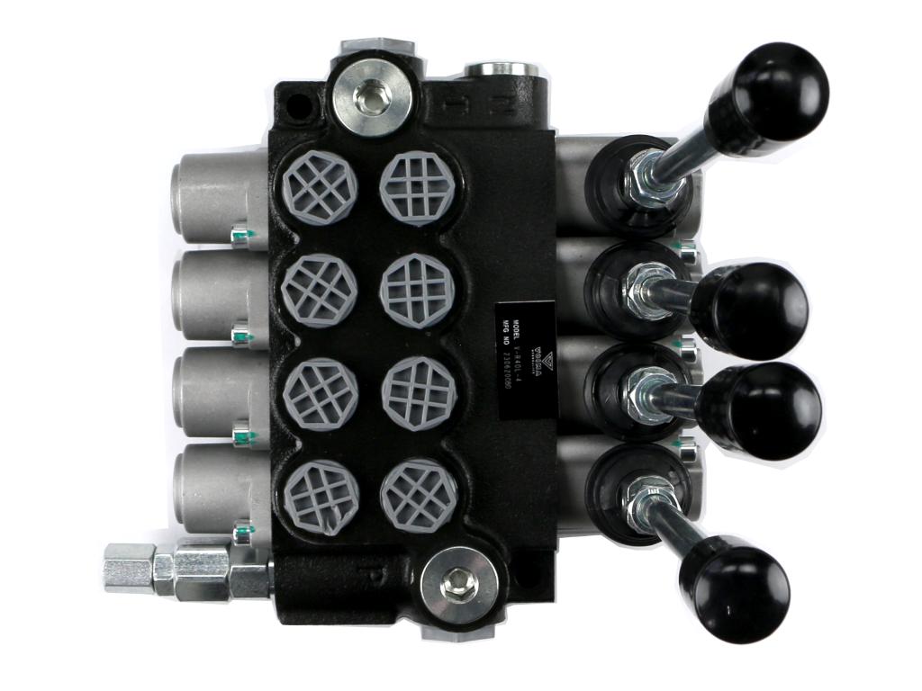 Rozdzielacz hydrauliczny 4-sekcyjny 40L VOIMA
