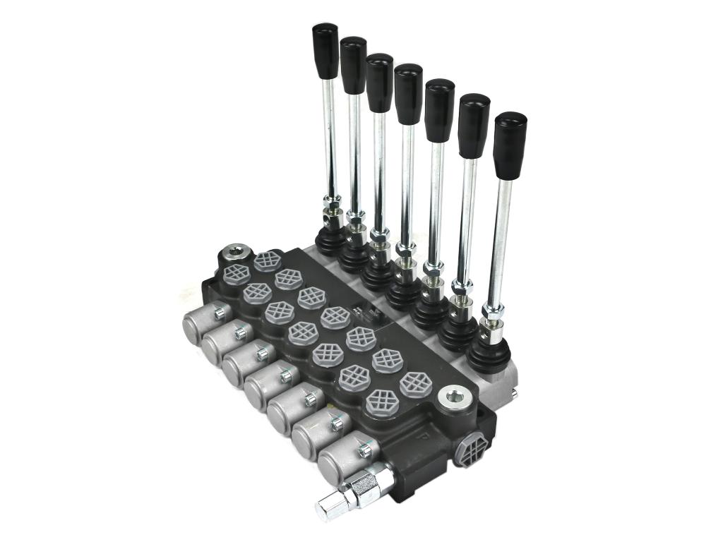 Rozdzielacz hydrauliczny 7-sekcyjny 40L VOIMA