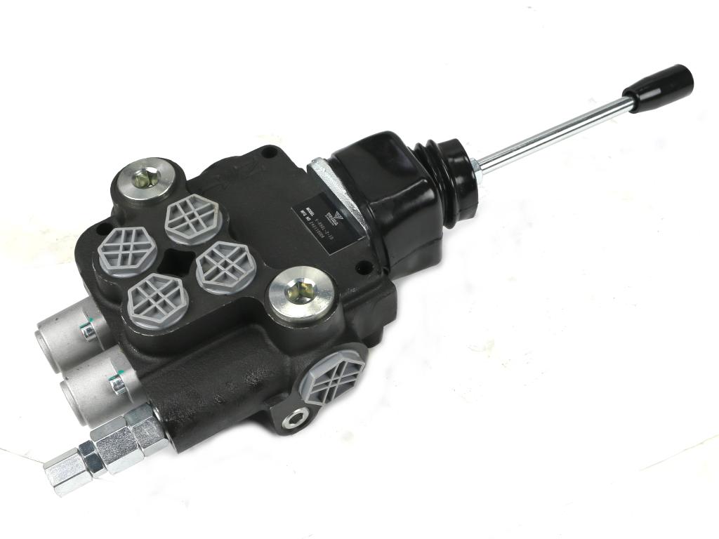 Rozdzielacz hydrauliczny 2-sekcyjny 80L z joystickiem  VOIMA