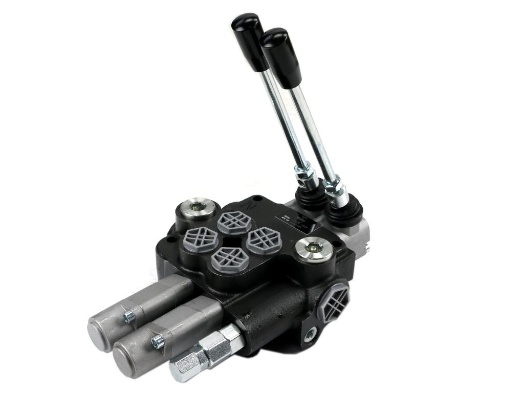 Rozdzielacz hydrauliczny 2-sekcyjny 80L (2-sekcje pływające)  VOIMA